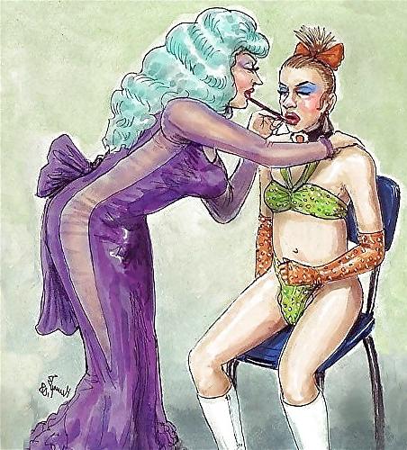24P Feminization Sissy Art
