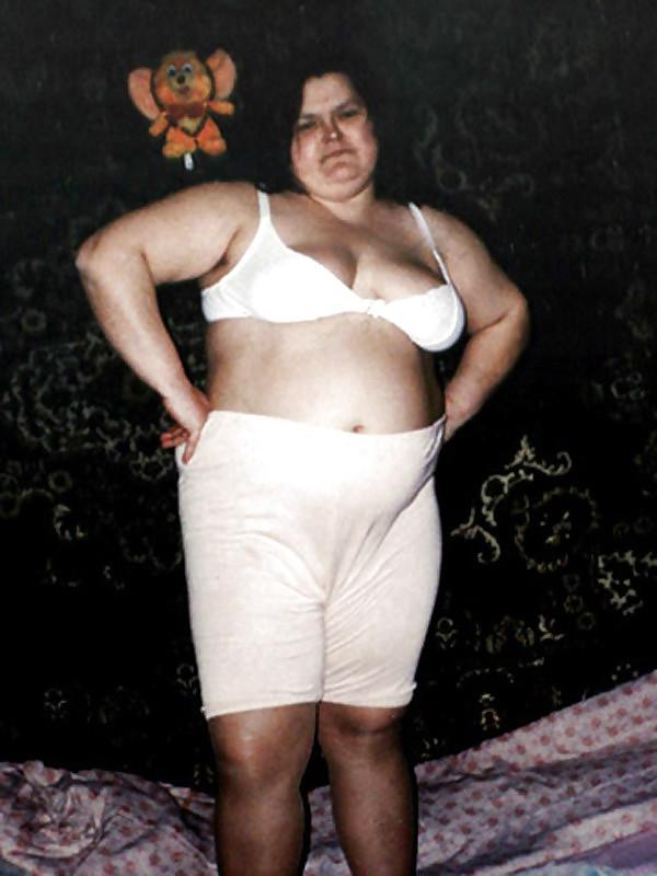 7P Fat women in trousers.