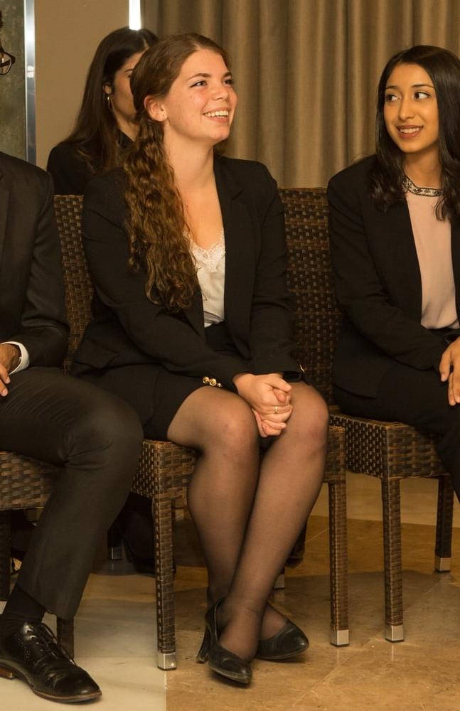 25P Spanish Graduation Girls in Pantyhose Part 1