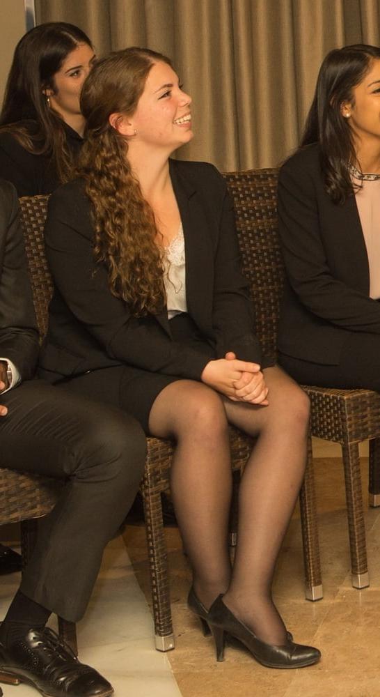 25P Spanish Graduation Girls in Pantyhose Part 1