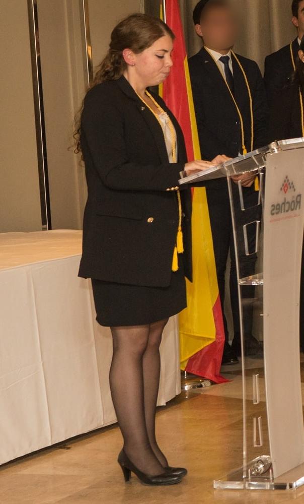 25P Spanish Graduation Girls in Pantyhose Part 1