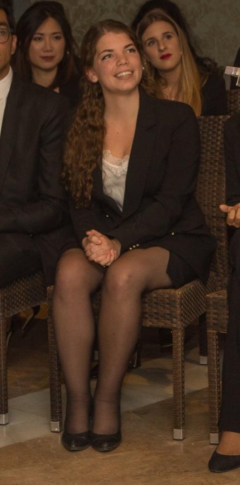 25P Spanish Graduation Girls in Pantyhose Part 1