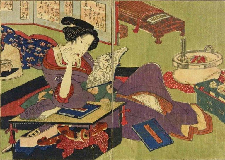 25P Japanese Drawings Shunga Art 5
