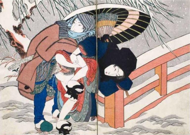 25P Japanese Drawings Shunga Art 5