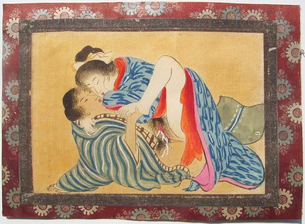 25P Japanese Drawings Shunga Art 5