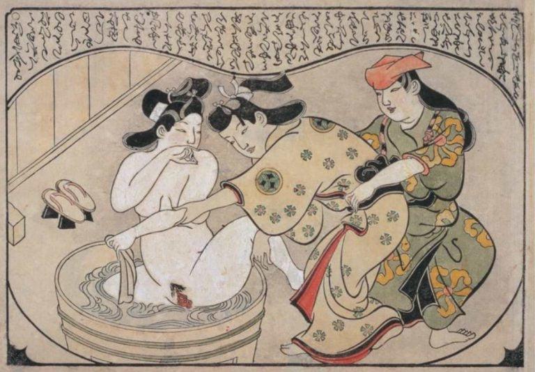 25P Japanese Drawings Shunga Art 5
