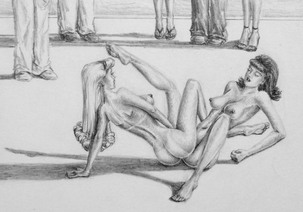 25P Black &amp; White Erotic Art - 7