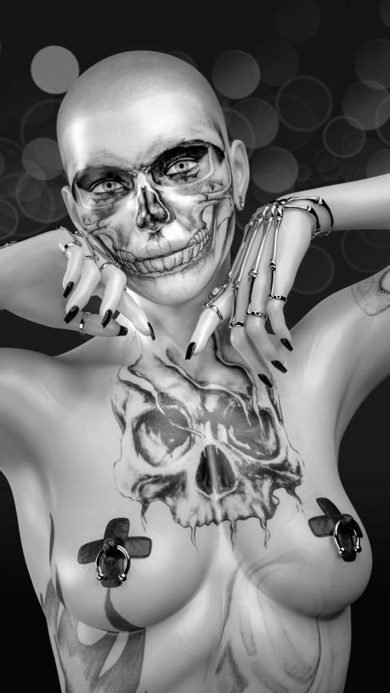 25P Black &amp; White Erotic Art - 7