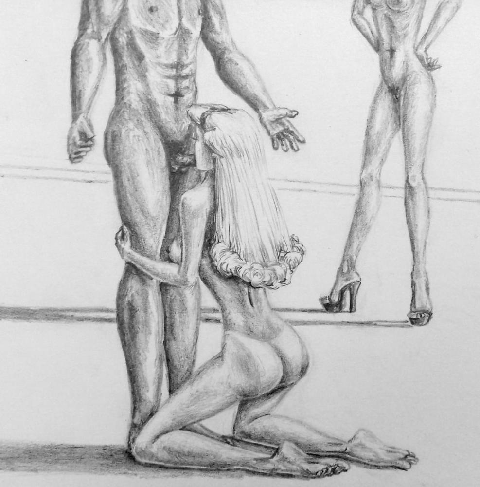 25P Black &amp; White Erotic Art - 7