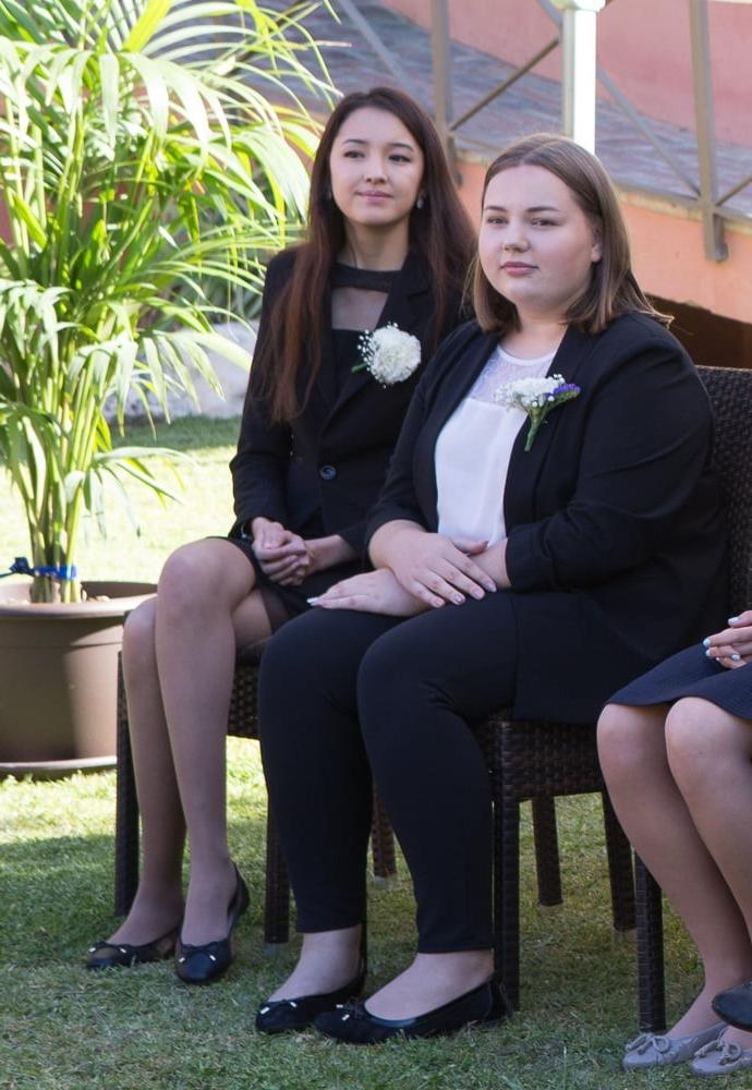 25P Spanish Graduation Girls in Pantyhose Part 3