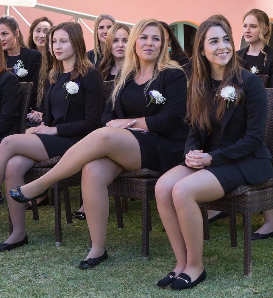 25P Spanish Graduation Girls in Pantyhose Part 3