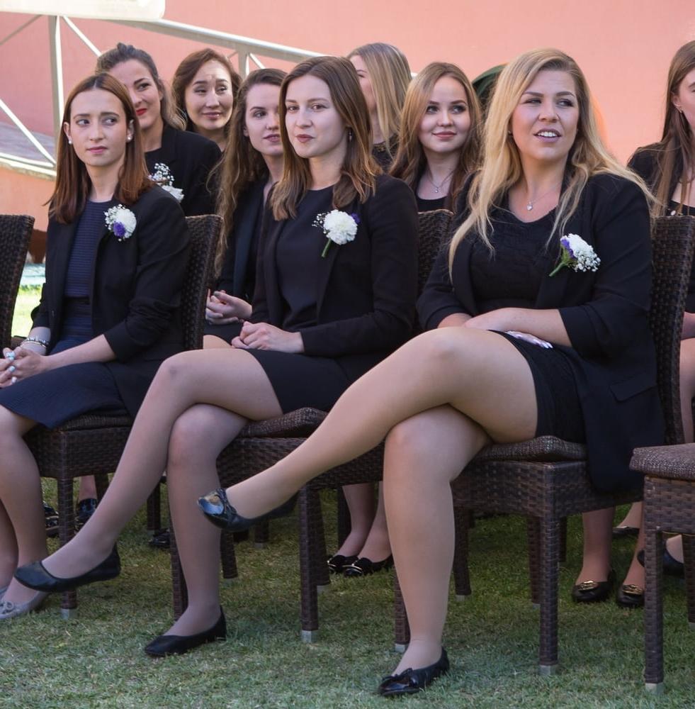 25P Spanish Graduation Girls in Pantyhose Part 3