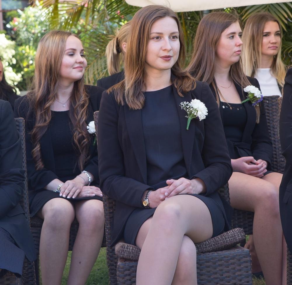 25P Spanish Graduation Girls in Pantyhose Part 3