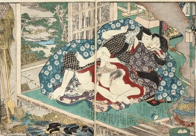 25P Japanese Drawings Shunga Art 6