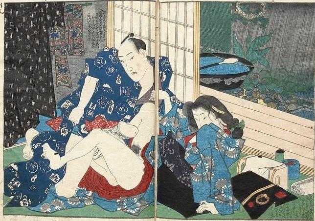 25P Japanese Drawings Shunga Art 6