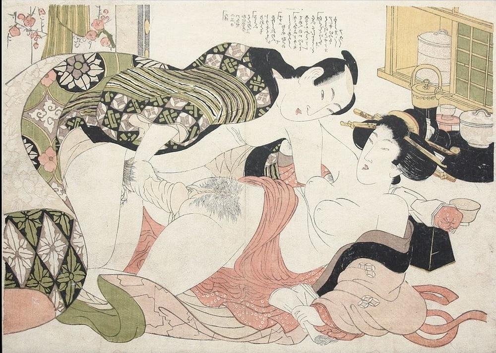 25P Japanese Drawings Shunga Art 6