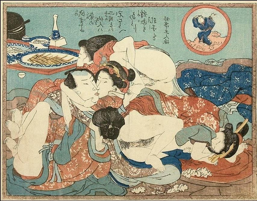 25P Japanese Drawings Shunga Art 6