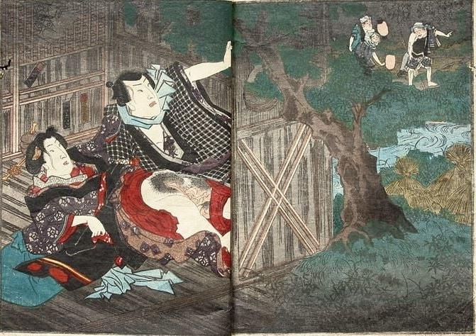 25P Japanese Drawings Shunga Art 6