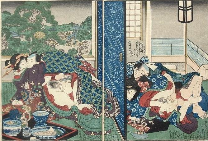 25P Japanese Drawings Shunga Art 6