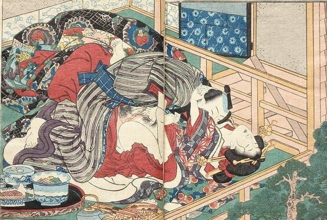 25P Japanese Drawings Shunga Art 6