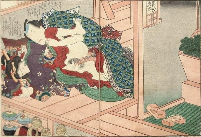 25P Japanese Drawings Shunga Art 6