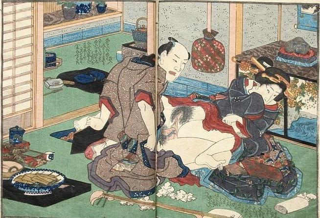 25P Japanese Drawings Shunga Art 6