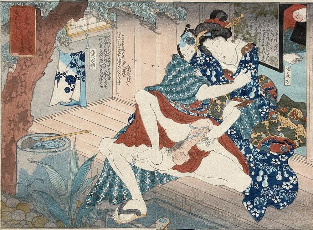 25P Japanese Drawings Shunga Art 6