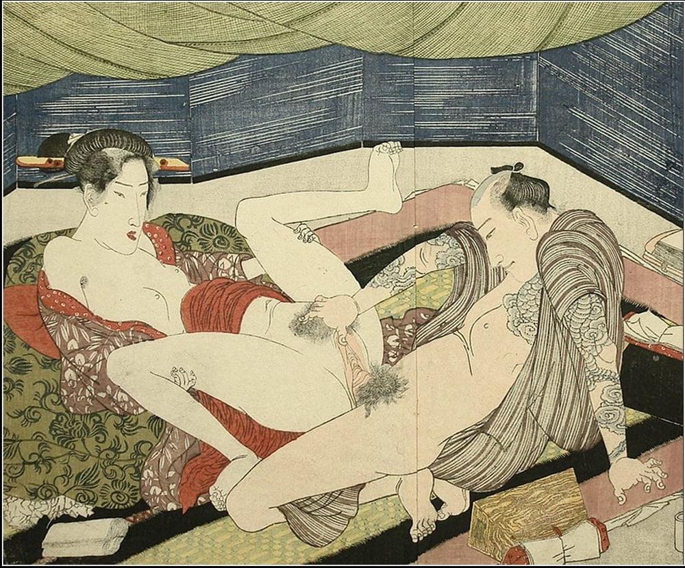 25P Japanese Drawings Shunga Art 6