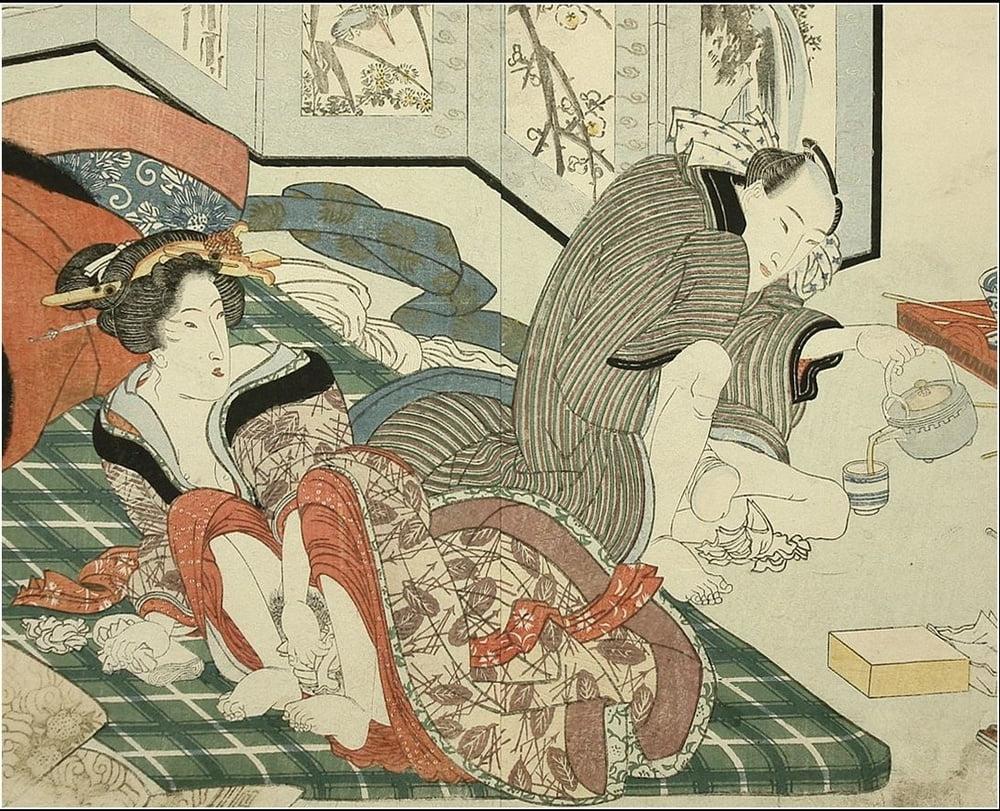25P Japanese Drawings Shunga Art 6