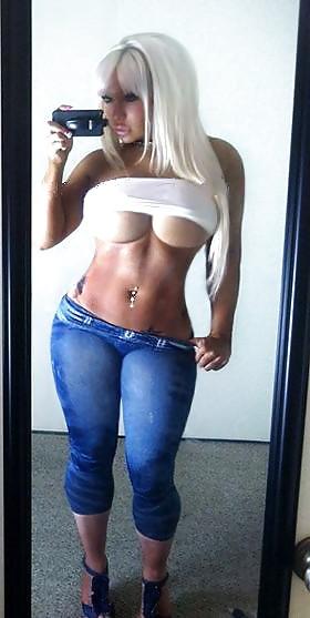 17P Blonde Bimbo - More Fake Tits By Request