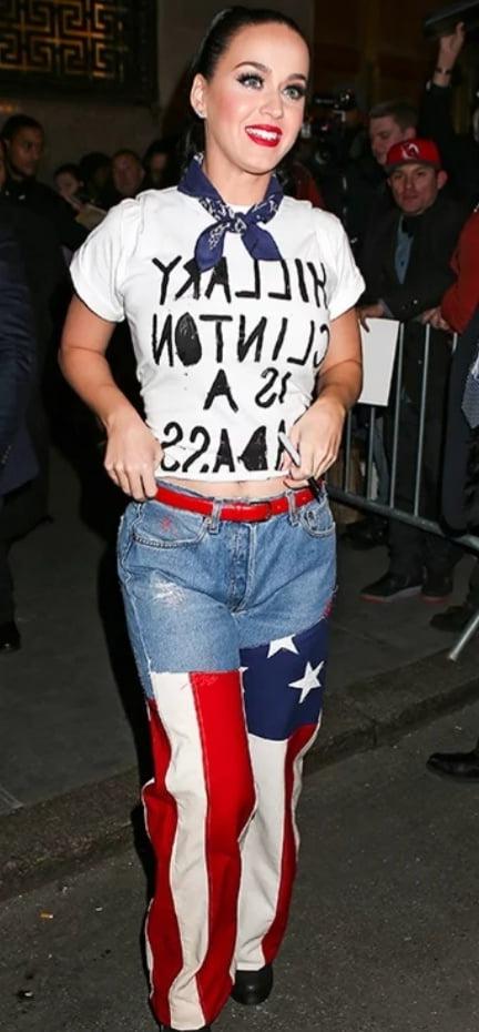 17P Katy Perry in redone Levi's jeans