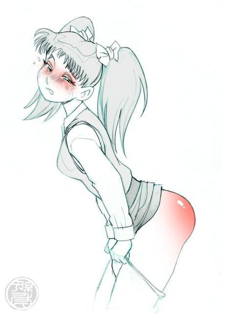 25P Kami Tora Art 1 (Red bottom - Spanking)