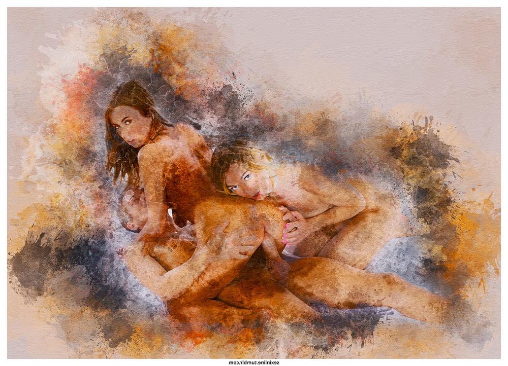 25P Mixed Porn Art - 1