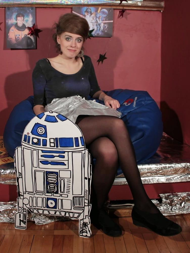 25P Nerdy Girls Party in Pantyhose Part 1