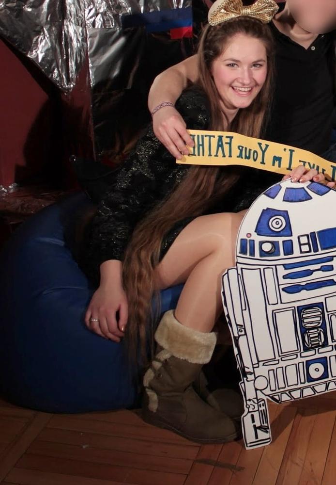 25P Nerdy Girls Party in Pantyhose Part 1