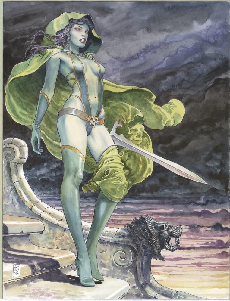 25P Fantasy Warrior Woman 55