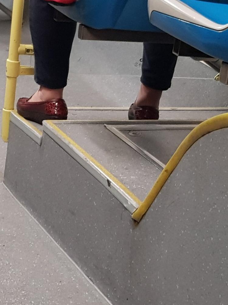25P Capture nylon  Feet of fat mature latin woman