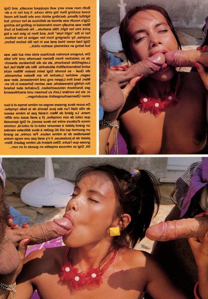 25P classic magazine #852 - a very kinky trio