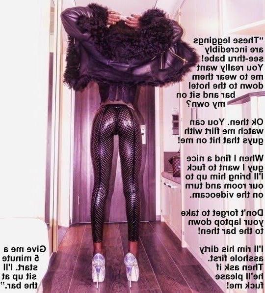 25P Hotwife captions Kinky Sluts 43
