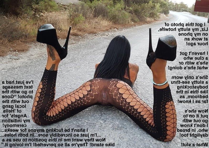 25P Hotwife captions Kinky Sluts 43