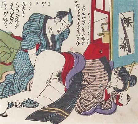 25P Japanese Shunga Art 5 - Utagawa School