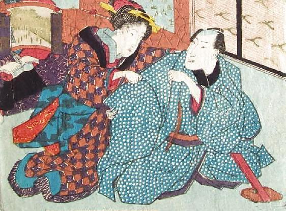 25P Japanese Shunga Art 5 - Utagawa School