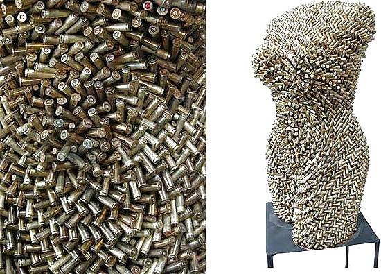12P Female torsos made out of unusual materials