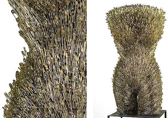 12P Female torsos made out of unusual materials