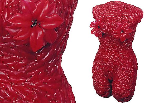 12P Female torsos made out of unusual materials
