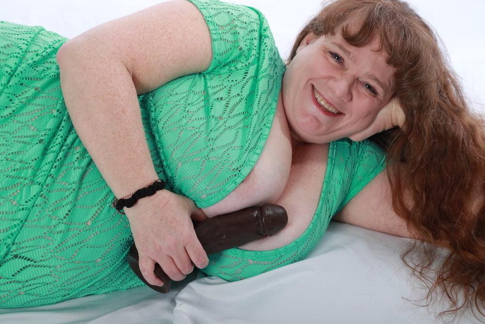 25P Sally's Big Black Dildo