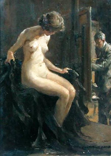 18P Painted EroPorn Art 47 - Allan Douglas Davidson