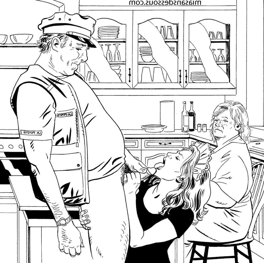 23P Bruce Morgan's drawings for Samia and Mia sans dessous