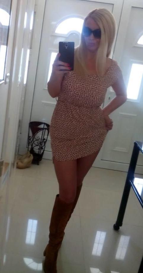 5P My Blonde Bimbo Mom Stolen Pics #3 ONLY FOR BIG BLACK COCKS