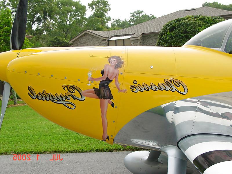 25P Vintage Plane Nose Art 1